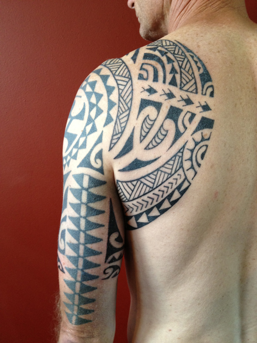 Polynesian tattoo design 